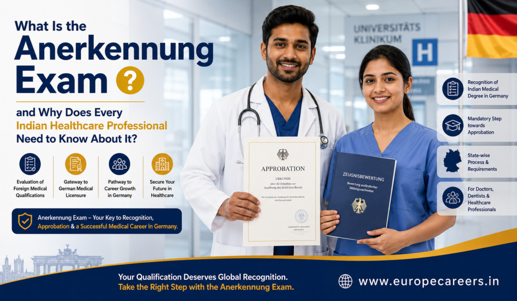 Anerkennung Exam in Germany 2026 — Complete Guide for Indian Doctors, Nurses and Healthcare Professionals