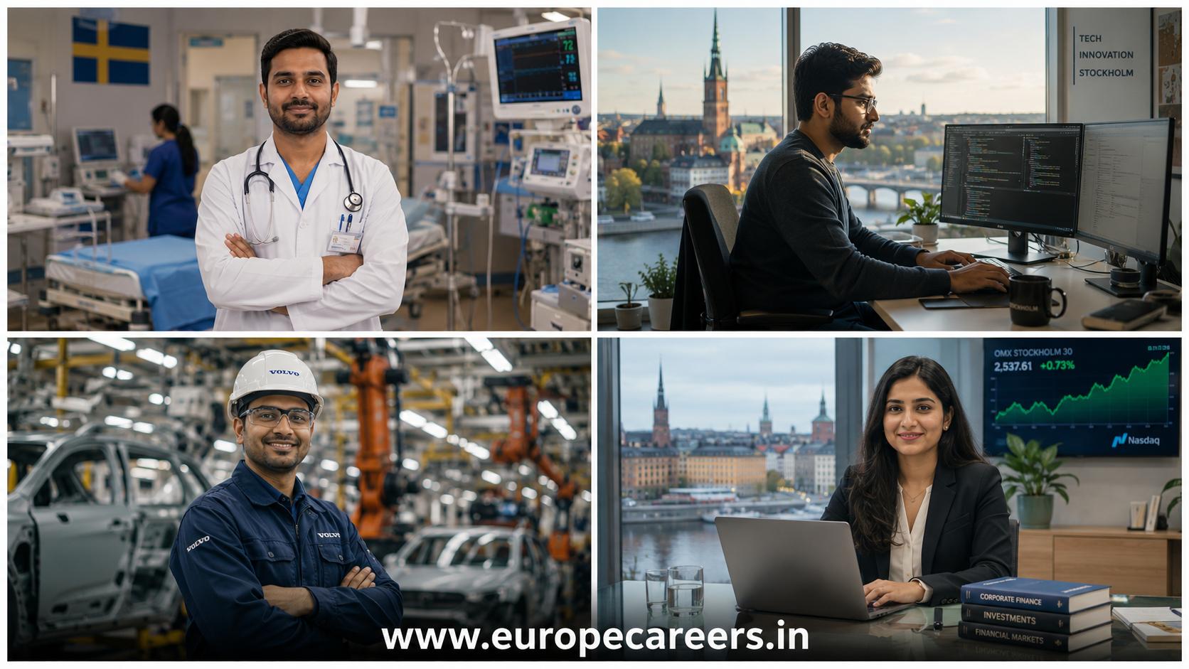 Top Career Opportunities for Indian Professionals in Sweden
