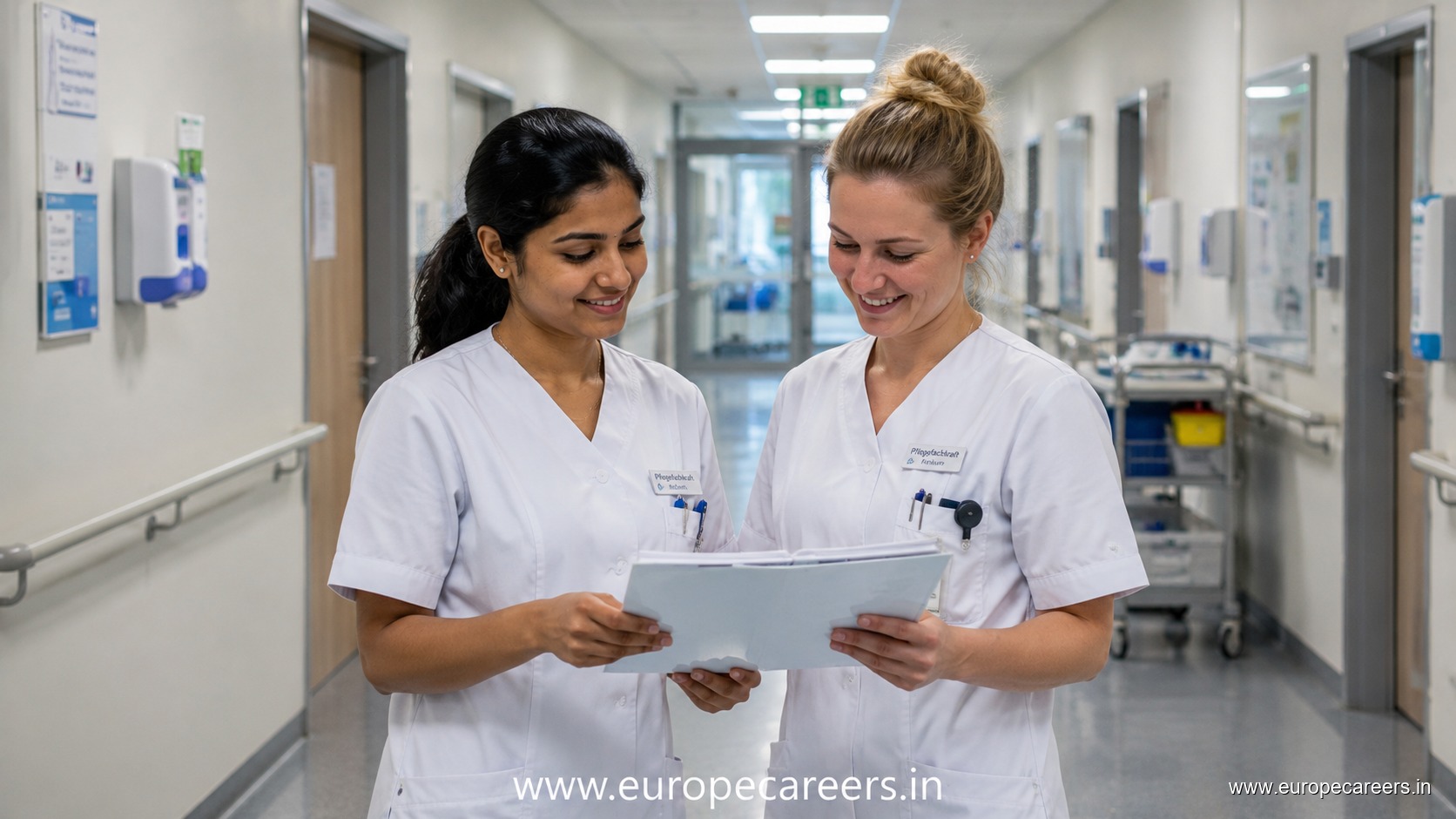 Indian worker discussing health insurance options in Germany