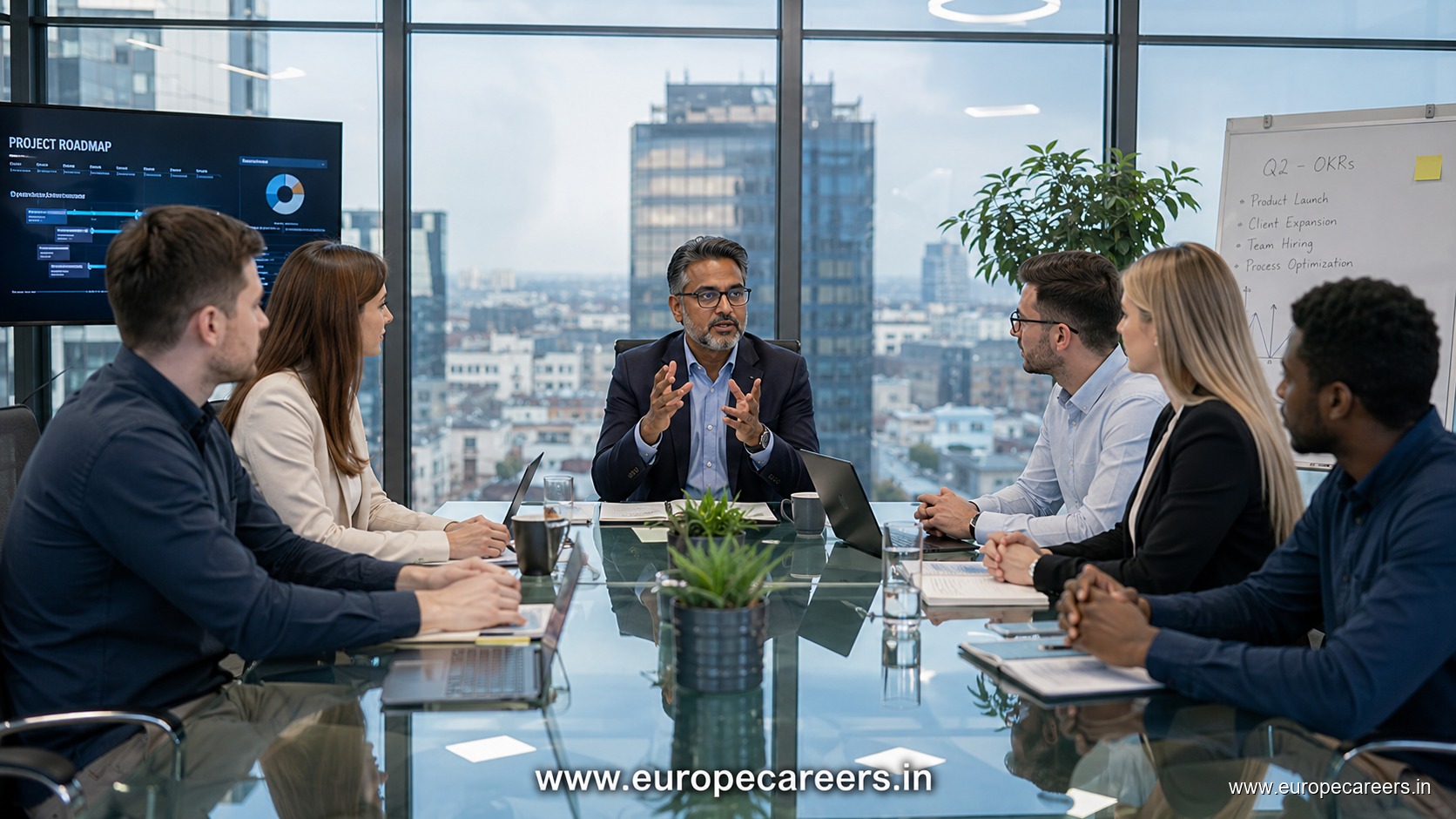 Indian professional using German in a German workplace