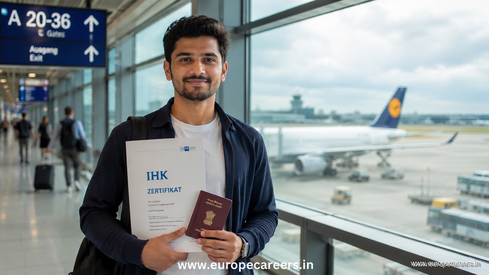 Indian professional settling into working life in Germany